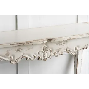 Saison Slimline Console Table, For Hallway Living Room Bedroom - Whitewash