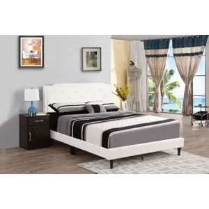 Deb - G1118-QB-UP Queen Bed (All in One Box) - White