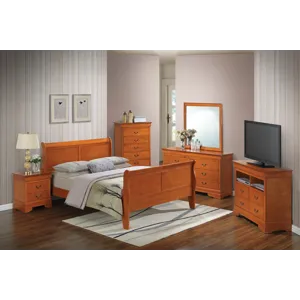 Louis Phillipe - G3160A-FB Full Bed - Oak