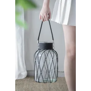 French Country Home Decor Collection (Includes An Artificial Plant, Vase, Trays, Stool And Side Tabl