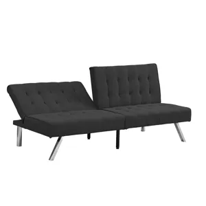 Futon Sofa Bed - Black