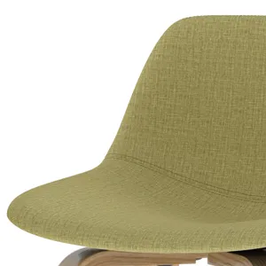 Randolph - Bentwood Counter Height Stool (Set of 2) - Acid Green / Light Brown