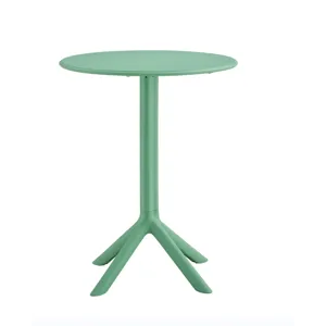 3 Piece Plastic Arm Chair Bistro Grs Premium Ocean Plastic - Green