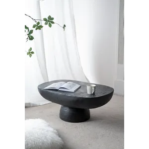 Oval Coffee Table - Black