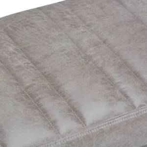 Casey - Ottoman Bench - Distressed Grey Taupe