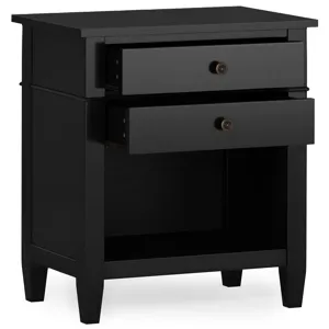 Carlton - Bedside Table - Black