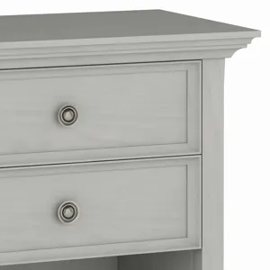 Amherst - Bedside Table - Fog Grey