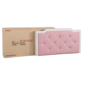 Deb - G1122-Tb-Up Twin Bed - White And Pink