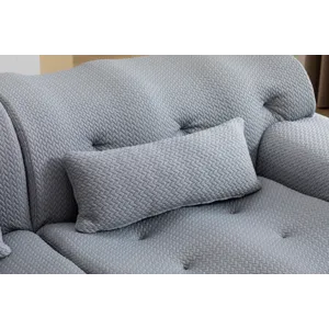 Large Size 2 Seater Sofa, Pure Foam Comfy Sofa Couch, Modern Lounge Sofa For Living Room, Apartment 