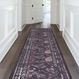 2\'6\'\' X 10\' Area Rugs, Washable Rug, Low-Pile, Non-Slip, Non-Shedding, Foldable, Kid & Pet Frien
