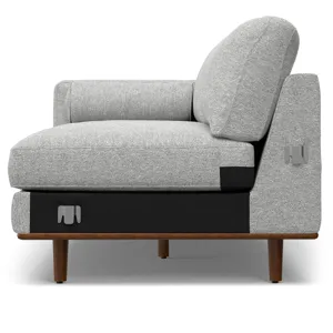 Morrison - Right Sectional Sofa - Mist Grey