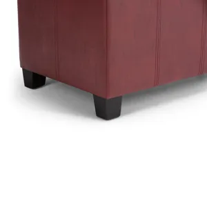 Dover - Storage Ottoman Bench - Radicchio Red