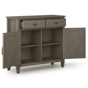 Connaught - Entryway Storage Cabinet - Farmhouse Grey