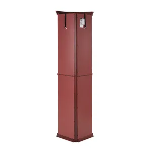 Corner Curio Cabinet With Lights, Adjustable Tempered Glass Shelves, Mirrored Back, Display Cabinet 