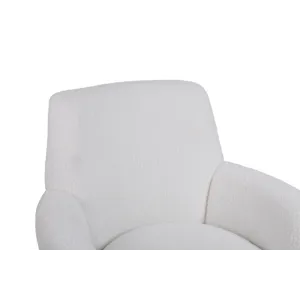 Teddy Swivel Barrel Chair, Swivel Accent Chairs Armchair For Living Room, Reading Chairs For Bedroom