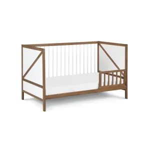 Pixie Zen - 3-in-1 Crib - Walnut/White