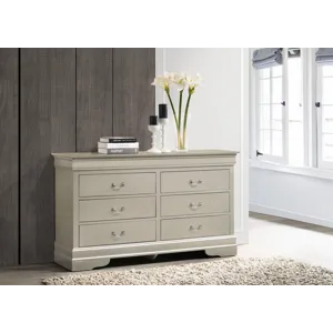 Louis Phillipe - G02103-D Dresser - Silver Champagne
