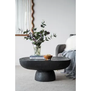 Oval Coffee Table - Black