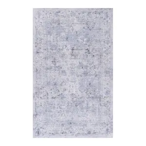 2\' x 3\' Machine Washable Area Rugs, Low-Pile, Non-Slip, Non-Shedding, Foldable, Kid & Pet Friendly