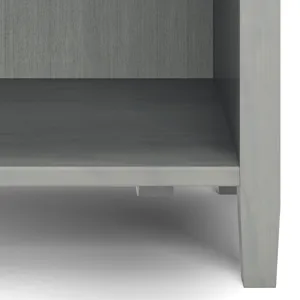 Warm Shaker - Bedside Table - Fog Grey
