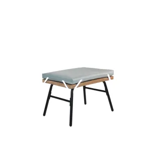 Outdoor Garden Wicker Egg Chair And Footstool Patio Chaise, With Cushions, Outdoor Indoor Basket Cha