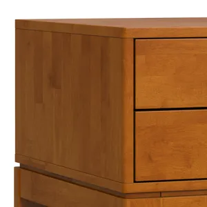 Harper - End Table - Teak Brown