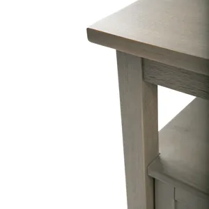 Warm Shaker - End Table - Farmhouse Grey