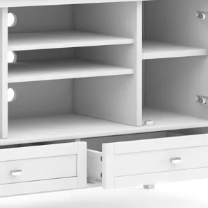 Warm Shaker - TV Media Stand - White
