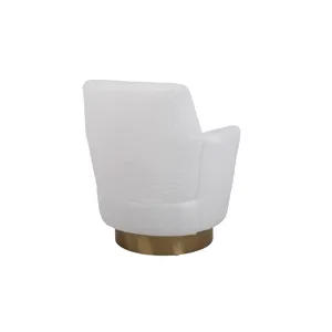Teddy Swivel Barrel Chair, Swivel Accent Chairs Armchair For Living Room, Reading Chairs For Bedroom