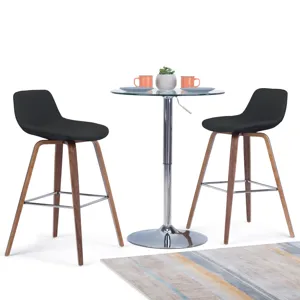 Randolph - Bentwood Counter Height Stool (Set of 2) - Black