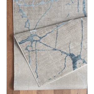 Elegance - GC_CNC6005 Blue 2\' x 7\' Area Rug