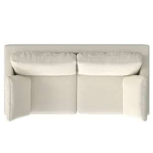 Ava - 76\" Mid Century Sofa - Cream