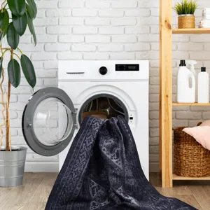 2\'6\'\' X 10\' Area Rugs, Washable Rug, Low-Pile, Non-Slip, Non-Shedding, Foldable, Kid & Pet Frien