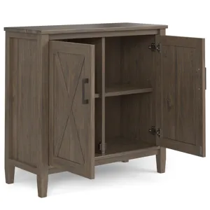 Ela - Low Storage Cabinet - Smoky Brown