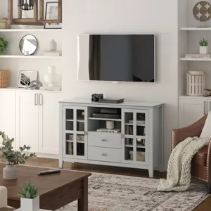 Artisan - Tall TV Media Stand - Fog Grey