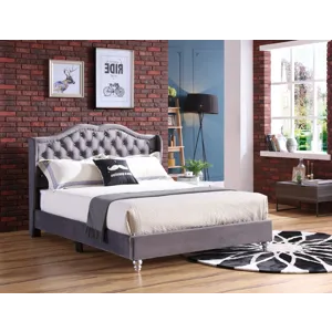 Joy - G1931-FB-UP Full Upholstered Bed - Gray