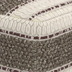 Grady - Square Pouf - Earth Tone Brown