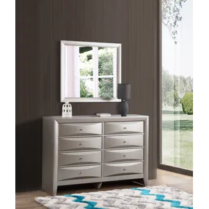 Marilla - G1503-M Mirror - Silver Champagne