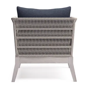 Santiago - Outdoor Conversation Chair - Slate Grey