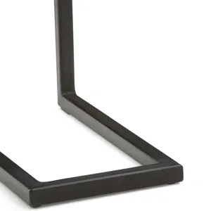 Skyler - C Side Table - Dark Cognac Brown