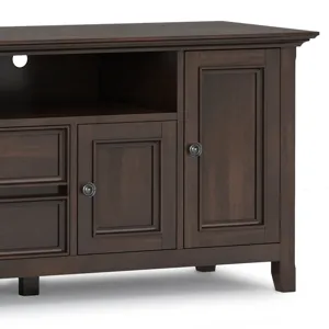 Amherst - 72\" Wide TV Media Stand - Brunette Brown