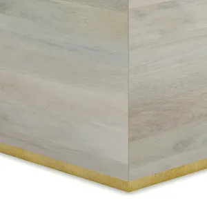 Abba - Square Coffee Table - White Wash
