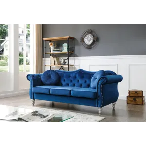 Hollywood - G0661A-S Sofa - Navy Blue