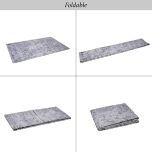 2\' x 3\' Machine Washable Area Rugs, Low-Pile, Non-Slip, Non-Shedding, Foldable, Kid & Pet Friendly