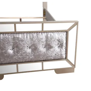 Hollywood Hills - Twin Bed - Silver Champagne
