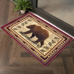 Nature\'s Nest - GC_CBL3007 Multi 2\' x 3\' Lodge Area Rug
