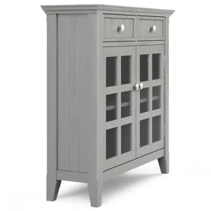 Acadian - Entryway Storage Cabinet - Fog Grey