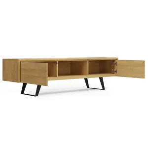 Lowry - 72\" TV Media Stand - Oak