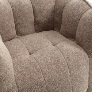 Soft Bean Bag Chair With High Resilient Foam (Chips) - Coffee