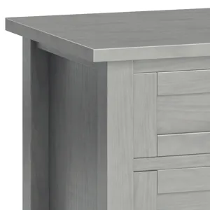 Warm Shaker - Bedside Table - Fog Grey